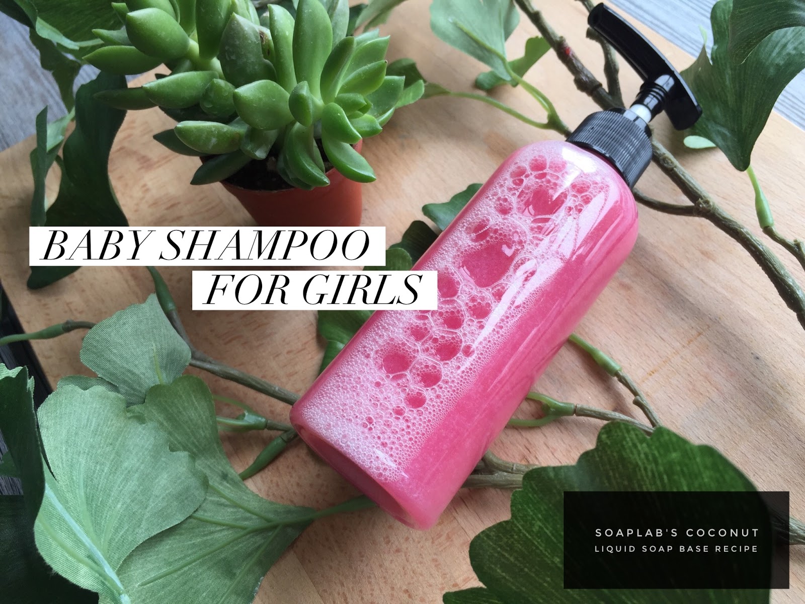 SoapLab Malaysia Learn to make Handmade Baby Shampoo For Girls in