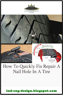 How To Quickly Fix/Repair A Nail Hole In A Tire