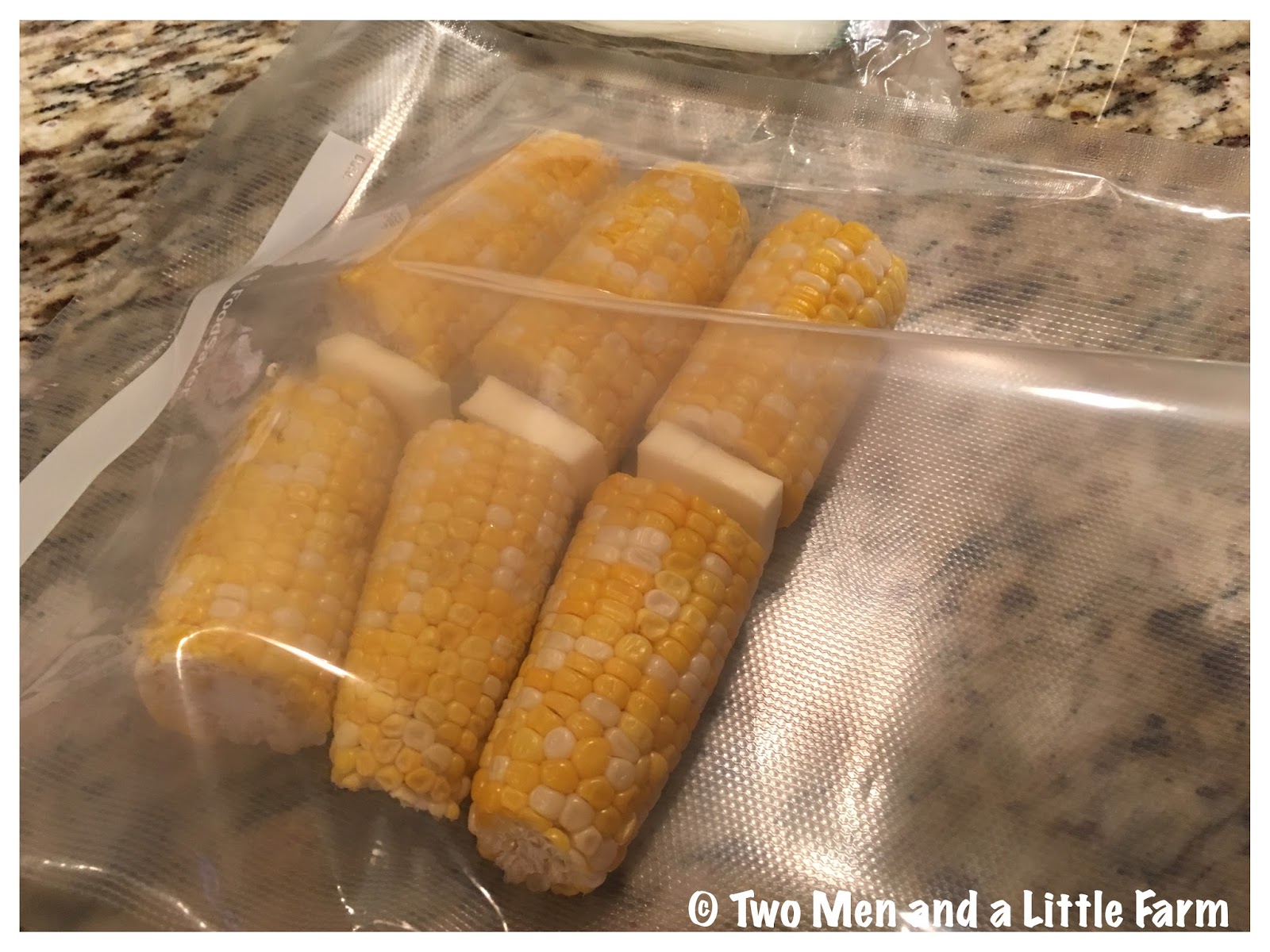Two Men and a Little Farm VACUUM SAVING FRESH CORN