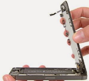 levantar panel frontal del iPhone 5S levantar panel frontal del iPhone 5S
