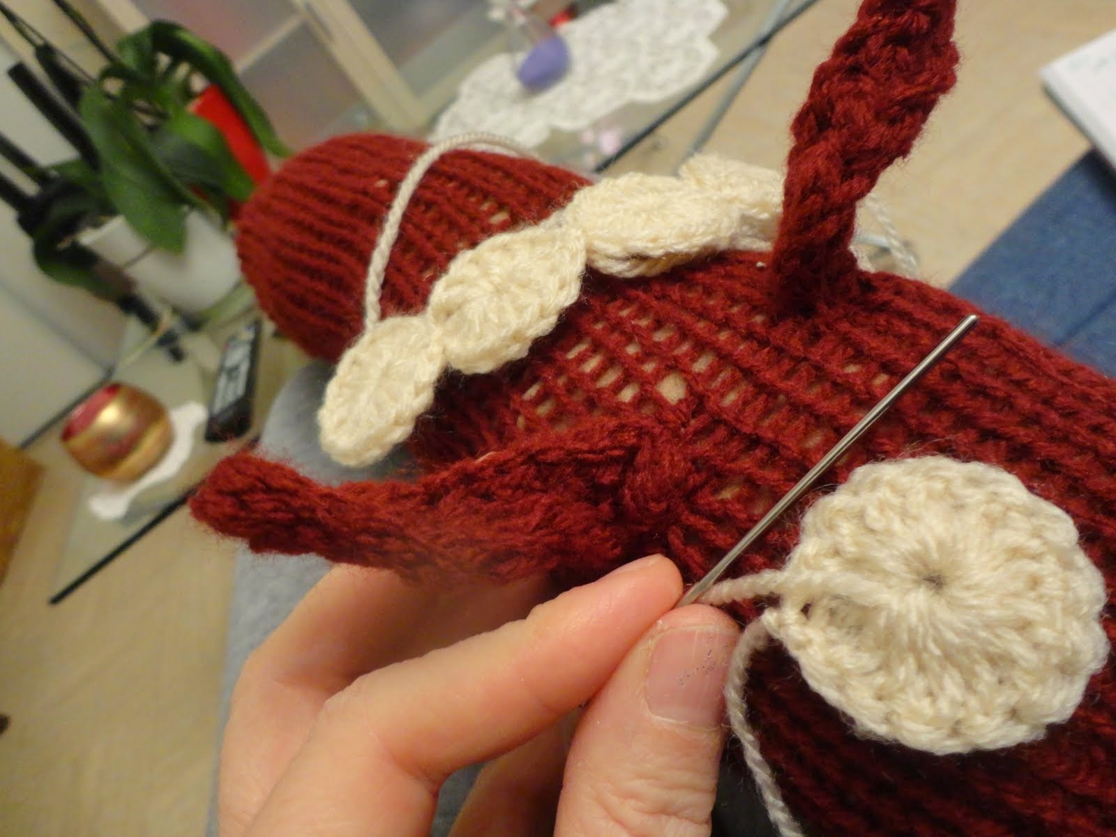 Les Créas de Coco: Boudins de portes au tricot et au crochet