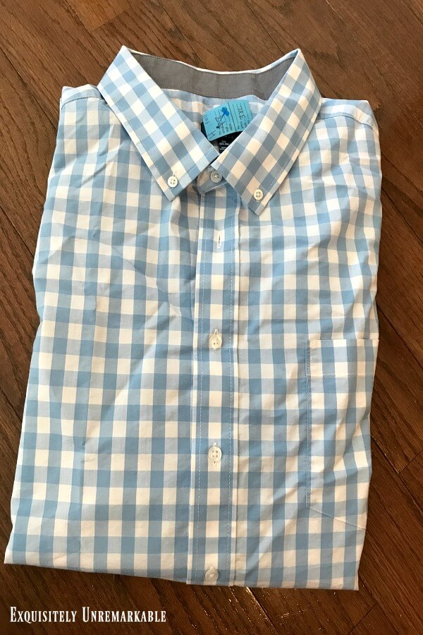 Men's Dress Shirt Apron DIY Exquisitely Unremarkable