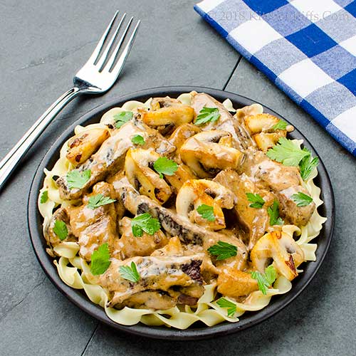 Kitchen Riffs StroganoffStyle Leftover Beef