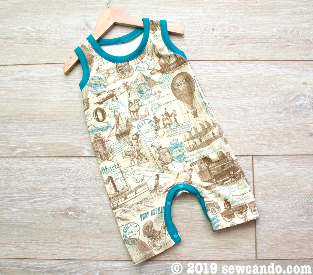 Sew Can Do FREE Pattern Runaround Baby Romper