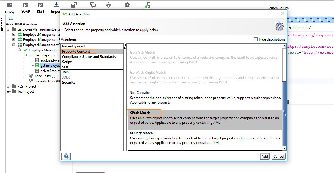 Testingtechie007 What are the SOAP UI XPath Assertions?