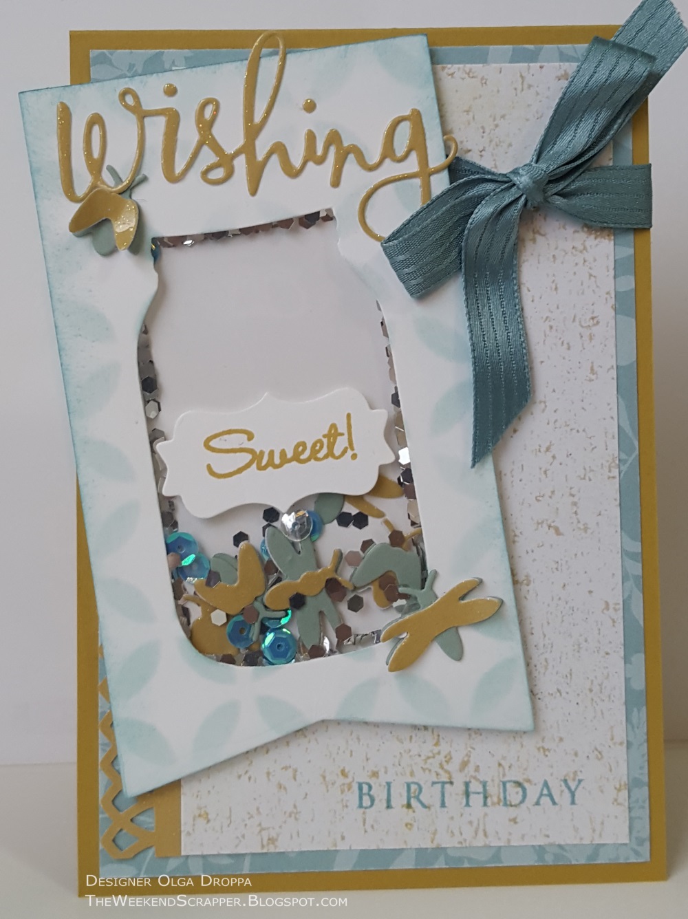 The Weekend Scrapper Cards, Scrapbooking and Life Firefly Mason Jar Card