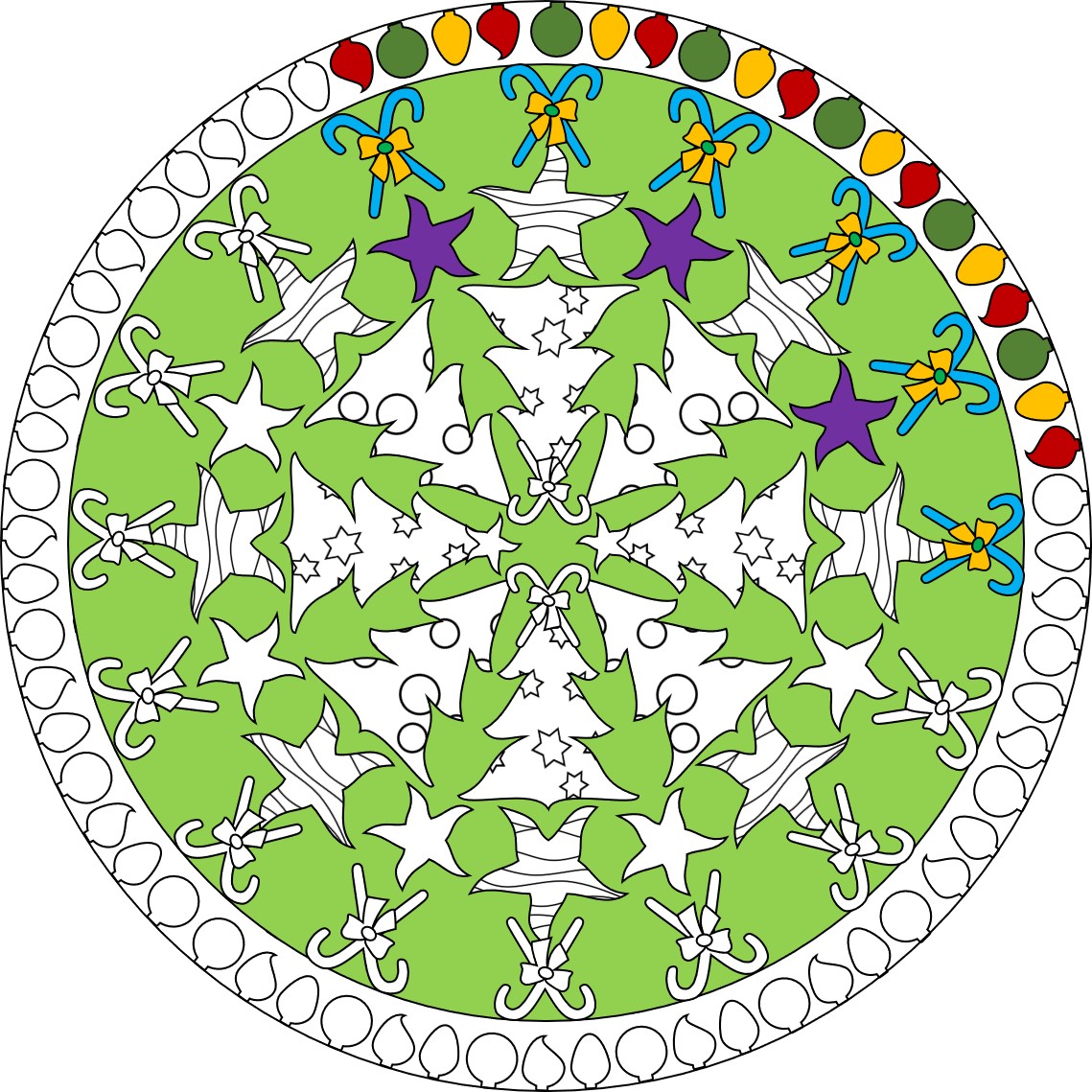 DECOTÂME...TÂME Dessins de Noël + mandalas