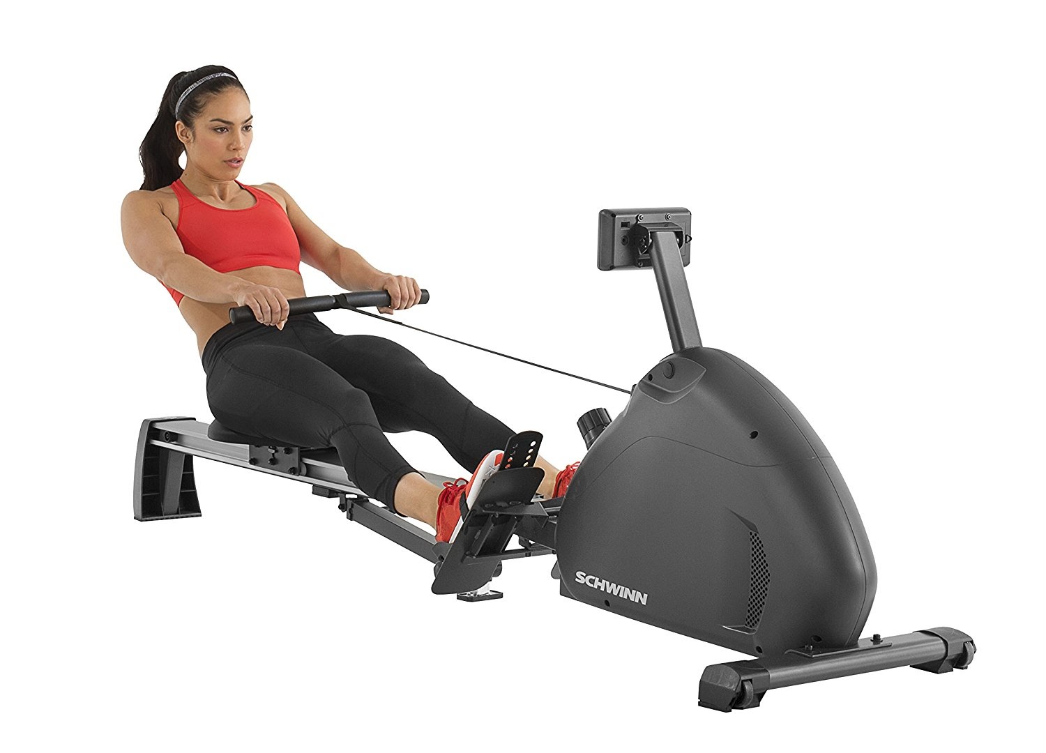 Workout Machine Cardio Glide Rowing Machine 3-in-1 Rower/Ab