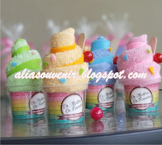 souvenir towel ice souvenir aqiqah