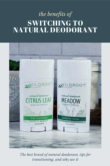 Switching to natural deodorant? WildRoot is one of the best brands that works. They have products for body odor with essential oils and for sensitive skin without baking soda. Learn why use natural products, benefits, and tips for tranisitioning and how to detox. Use a clay and charcoal armpit detox mask to reduce body odor during your transition. This easy DIY recipes helps pull toxins and aluminum from the skin to detox your under arms for less body odor and sweating. #armpit #deodorant #natural