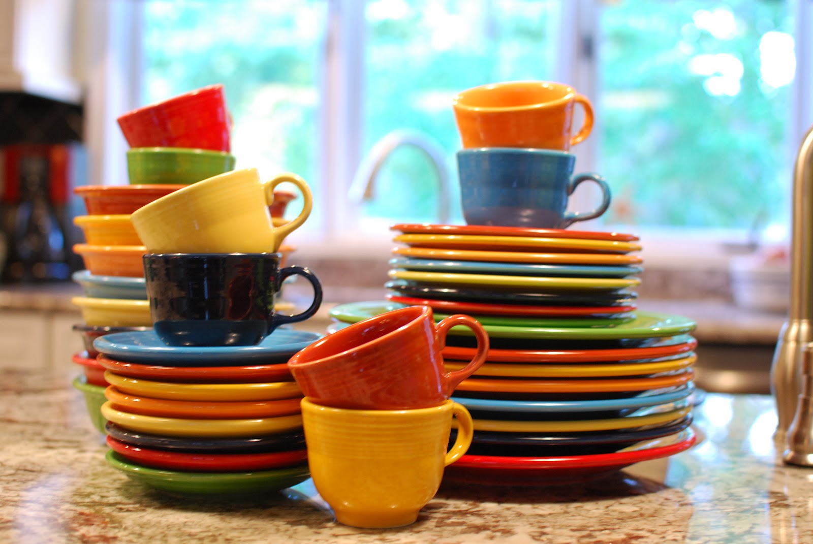 Just Enjoying Life Fiestaware.