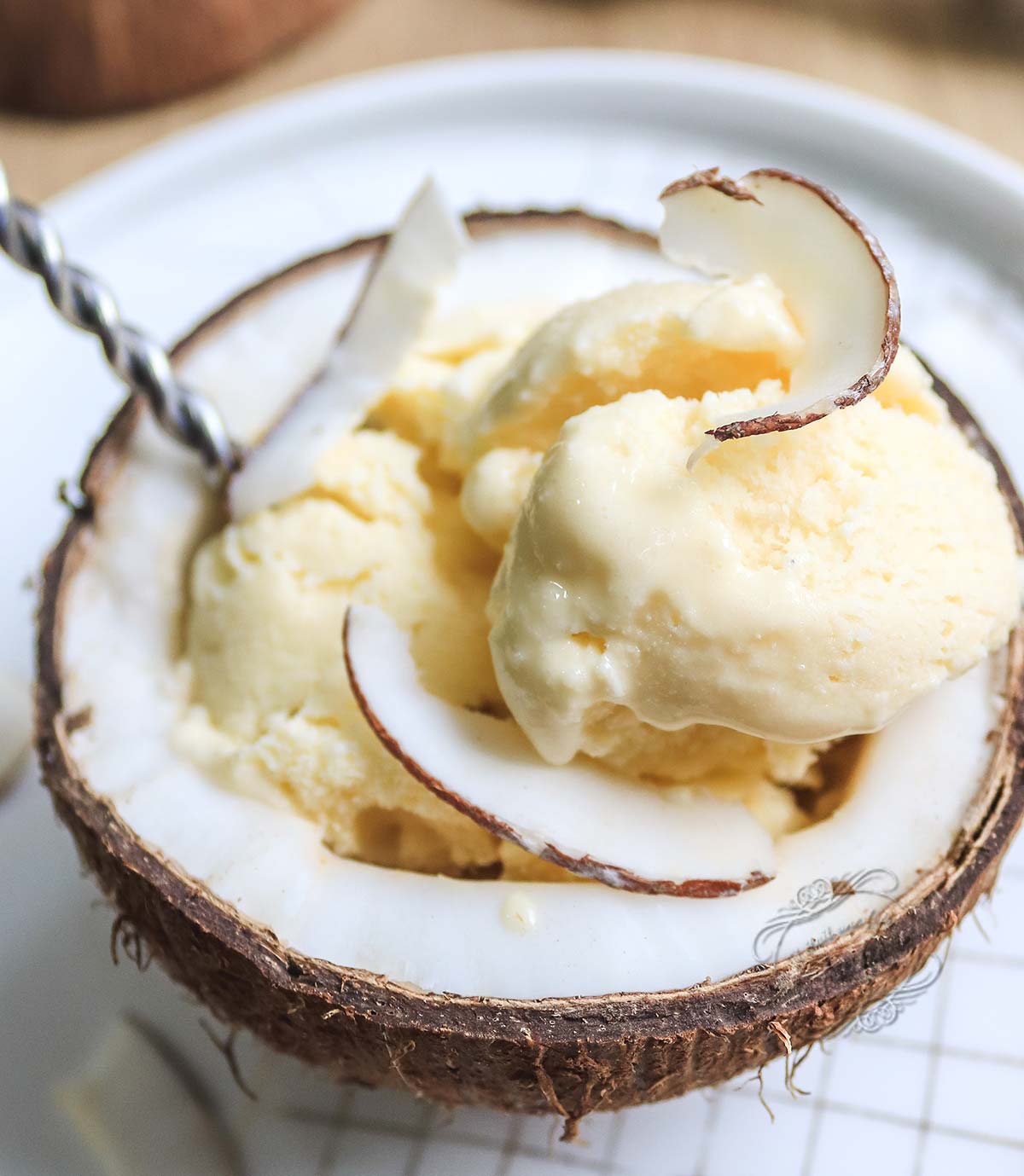 Kokosnuss Eis Glace à La Noix De Coco - Rezepte Suchen