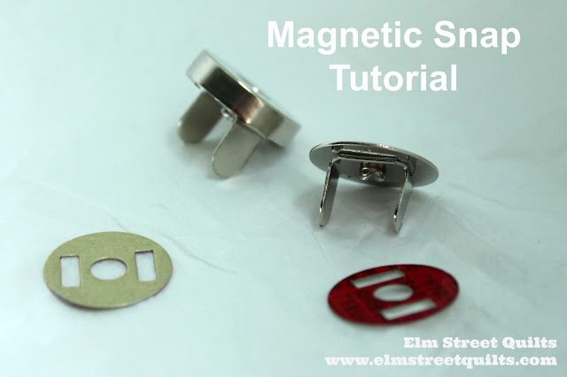 Elm Street Quilts Bag It Magnetic Snap tutorial