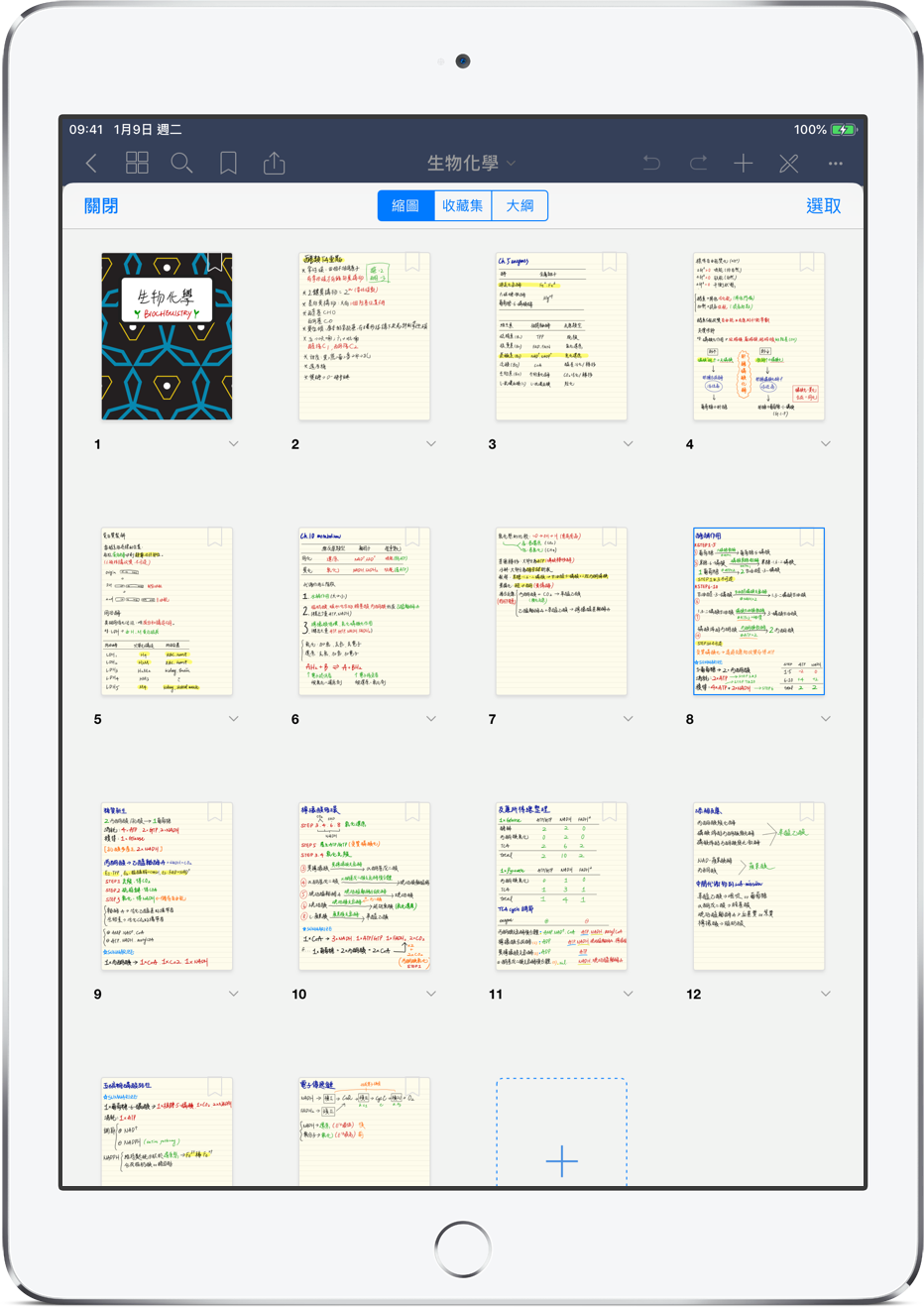 iPad 筆記 頁面