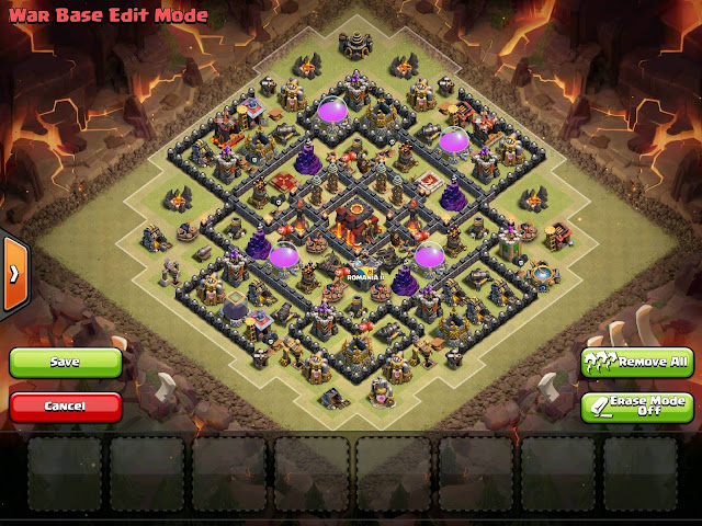 Base Clash of Clans Town Hall 10