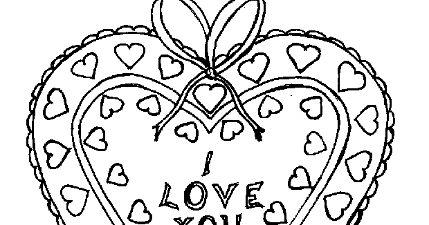 I Love You Coloriage