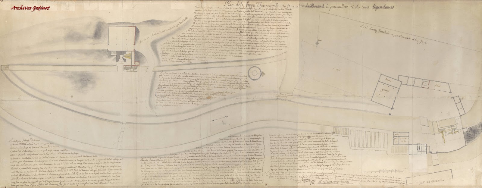 HAIRONVILLE des temps passés Plan général de la d