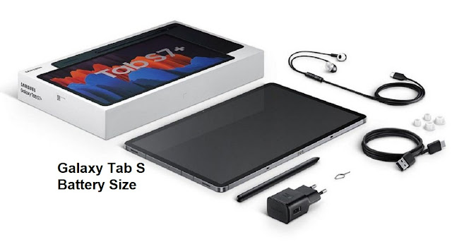 Samsung Galaxy Tab S Battery Size