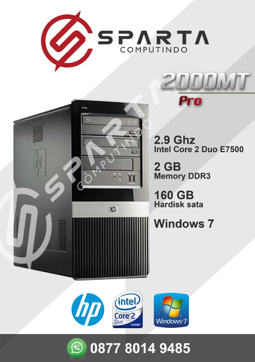 PC Hp Second Berkualitas Harga Terjangkau RAM 2 GB