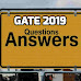 Official Gate 2019 Answer Key Solutions And Question Paper Download