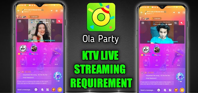 Qwick Live ( Ola Party ) KTV LIVE STREAMING REGISTRATION FORM