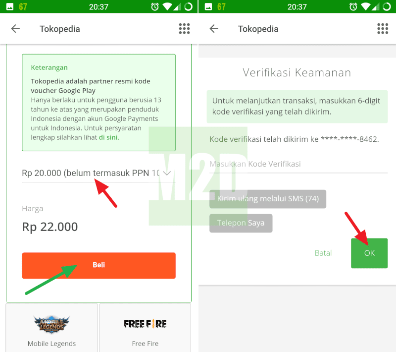 Cara Membeli Voucher Google Play Store Dengan Ovo Point