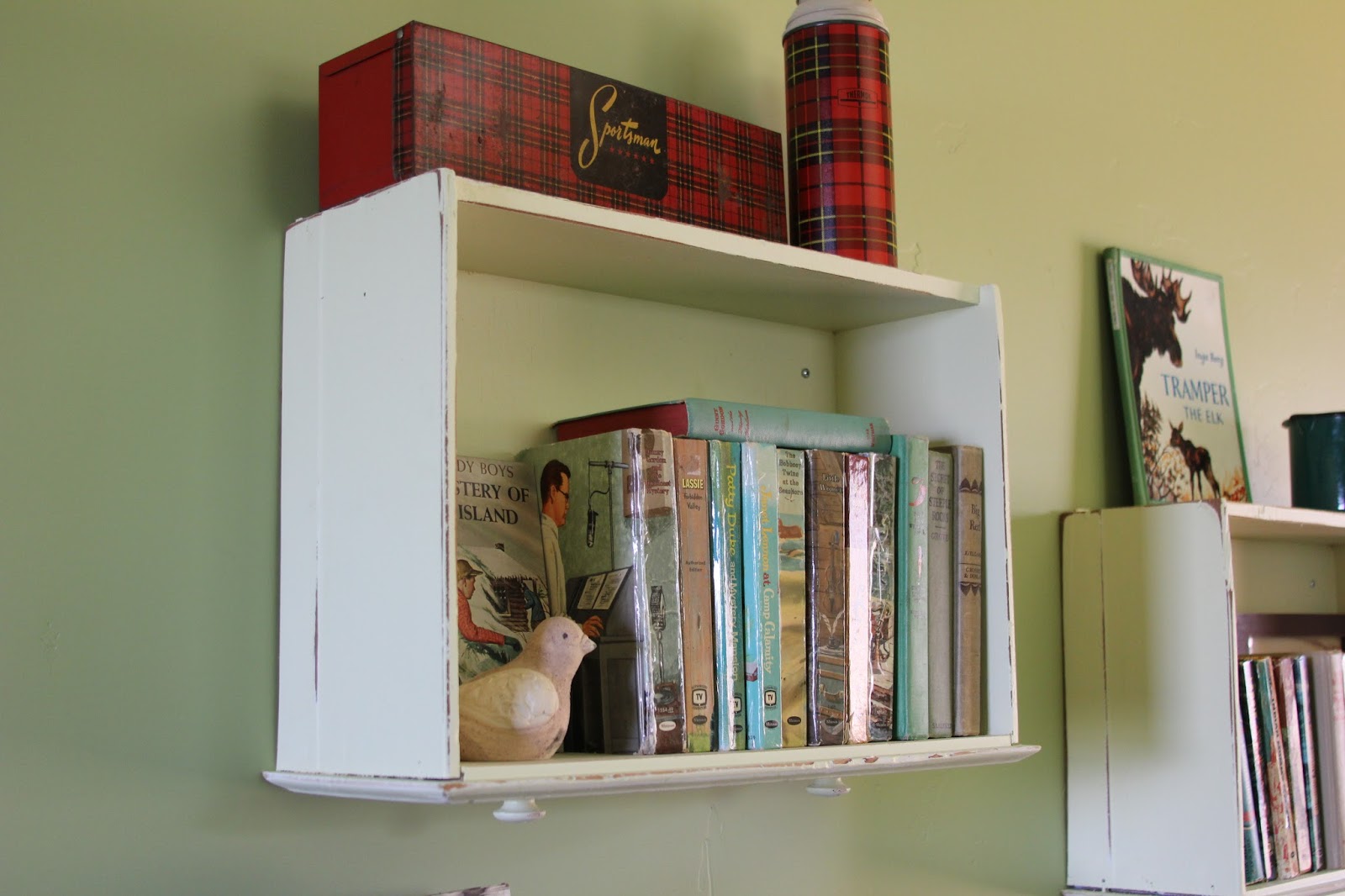 Time of Our Lives Dresser Drawers Repurposed into Shelves