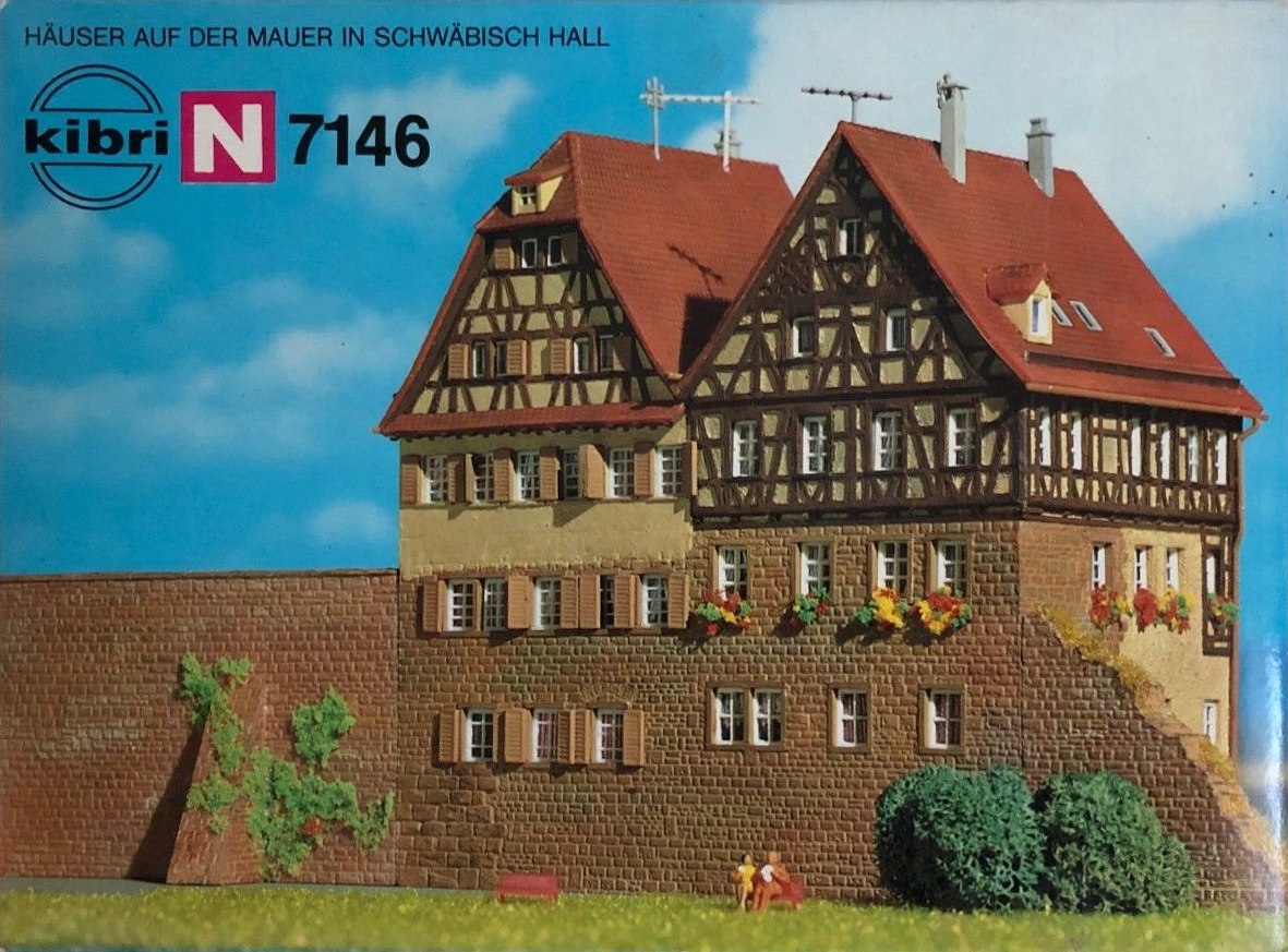 Bahnbauten H0 Tt N Hauser Auf Der Mauer In Schwabisch Hall