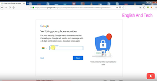 Create Gmail Id(Account) In Hindi