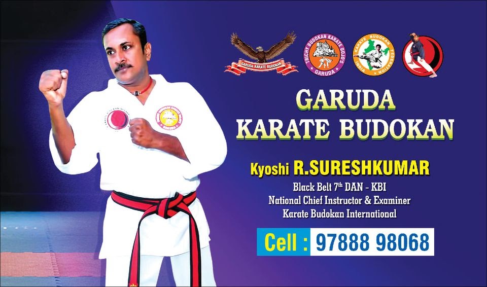 Karate Sureshkumar Kyoshi R.SURESHKUMAR, Black Belt 7th DAN KBI, National Chief Instructor