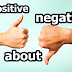 be positive about negatives