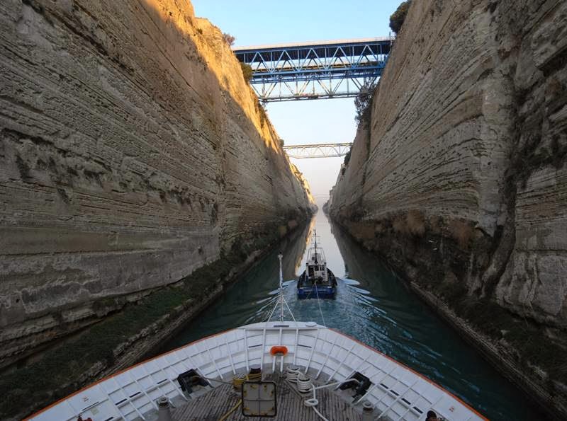 Corinth Canal in Greece | The Narrow shipping Channel in the World
