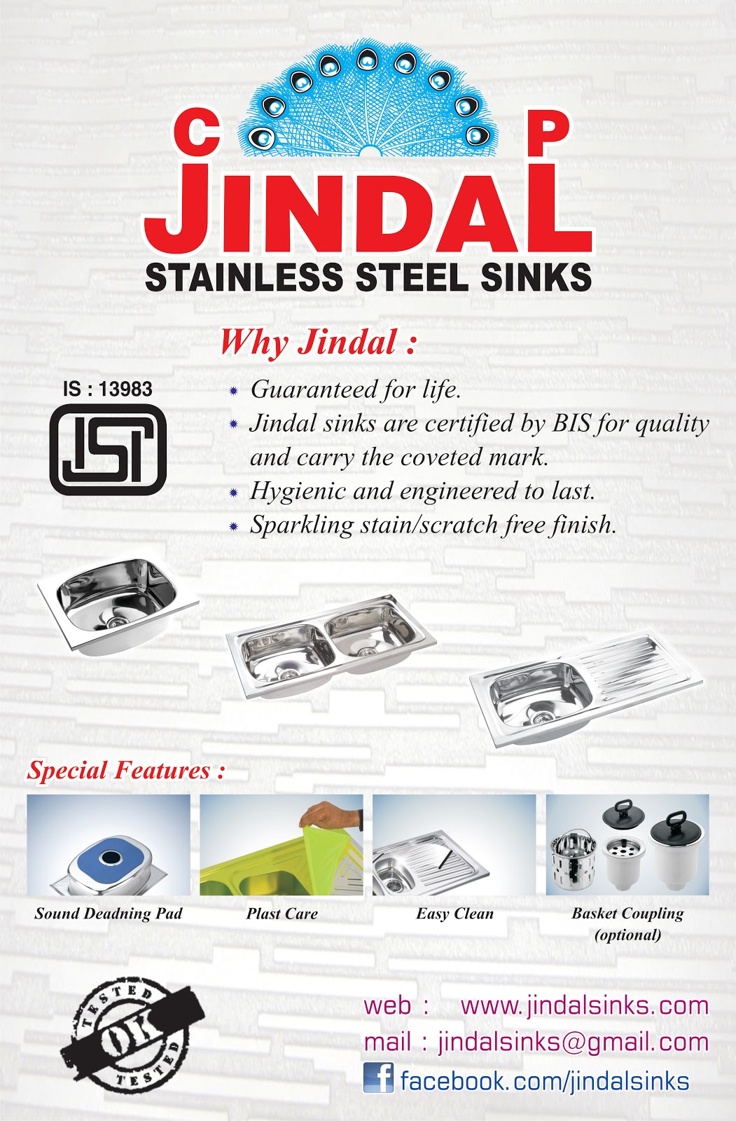 ALSTONE ALSTONE a new brand under JINDAL SINKS India's leading