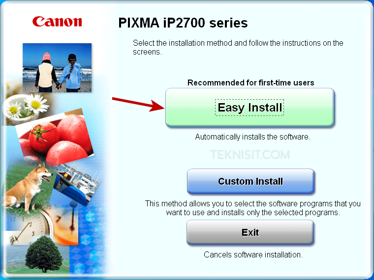 Cara instal printer Canon iP2770