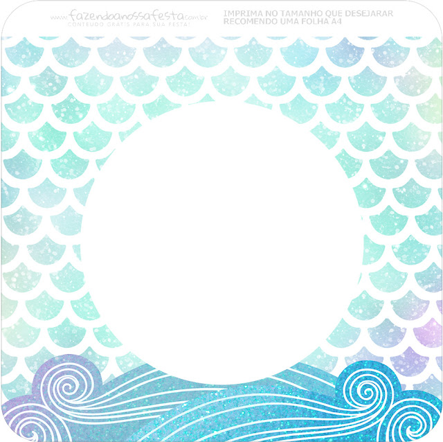 Sirena: Imprimibles de Cumpleaños para Descargar Gratis. Sirena: Imprimibles de Cumpleaños para Descargar Gratis.
