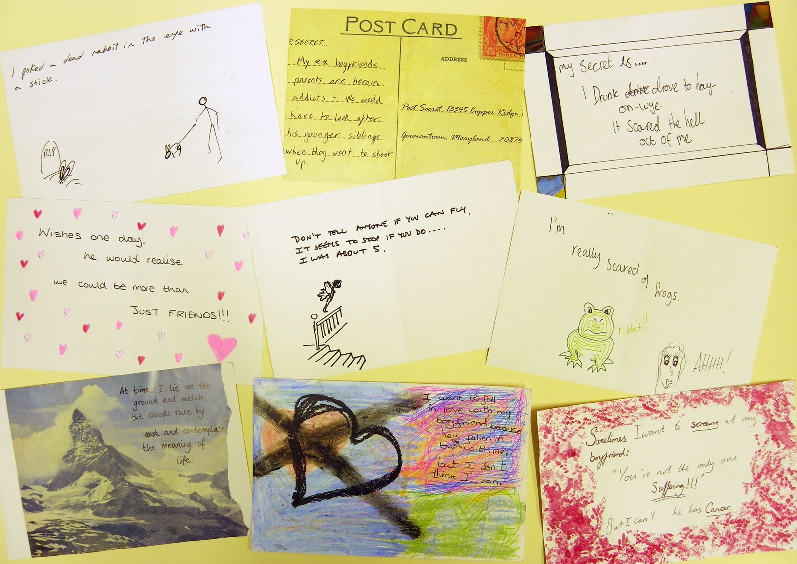 Post Secret Book : PostSecret – FEAAR