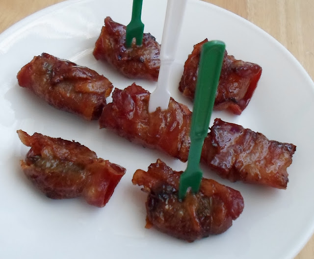 Happier Than A Pig In Mud Bacon Wrapped Apricots with SagePIGskin