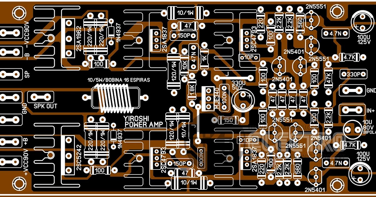 PCB Layout Yiroshi Driver Power Untuk Lapangan - BLOGKAMARKU