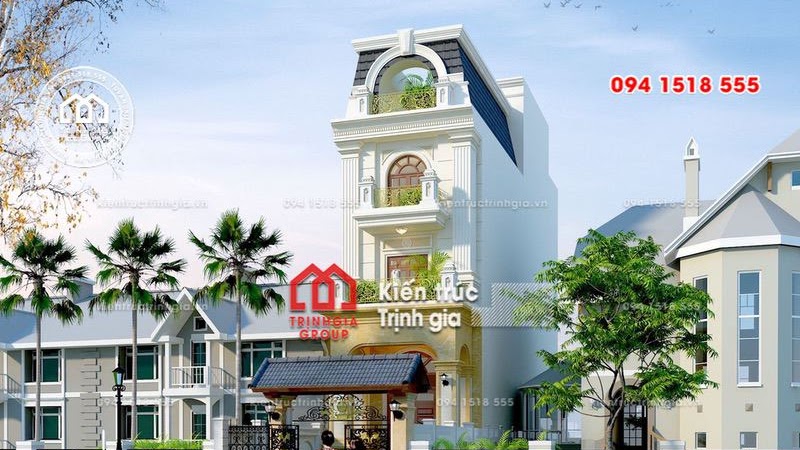 Mê tít thiết kế nhà phố nhỏ đẹp kết hợp nội thất thông minh - Mã số NP1334 - Ảnh 1
