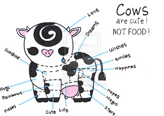 Dibujo, arte y vacas.