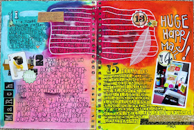 Inspiration Everywhere: New Art Journal Pages...