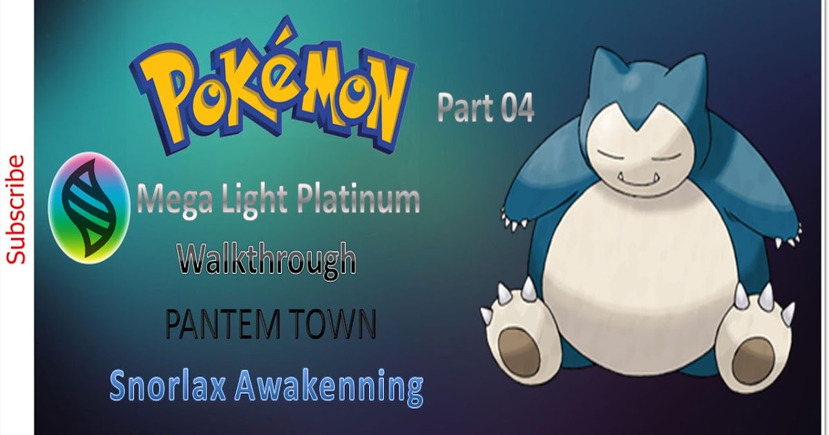 Let's Play Pokemon Mega Light Platinum Walkthrough Part 04, PANTEM TOWN