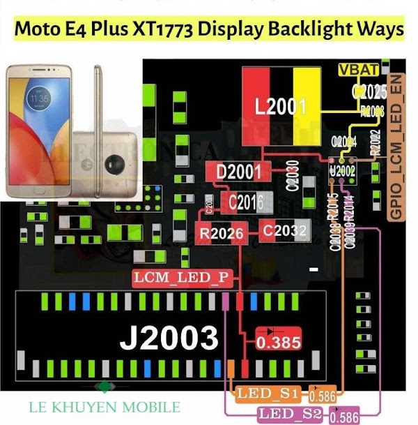 Motorola Moto E4 Plus Backlight Ways
