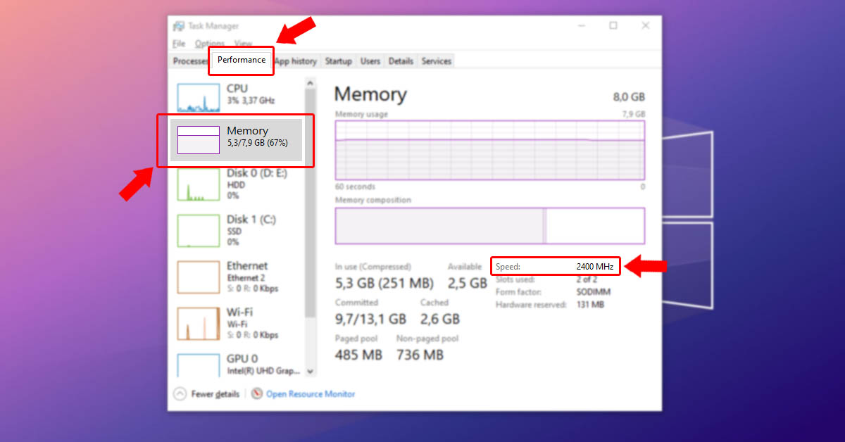 Cara Mengetahui Kecepatan RAM di Laptop Windows