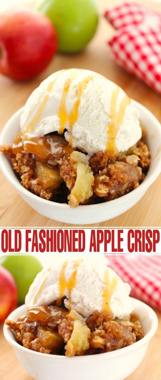 Old Fashioned Apple Crisp Recipe Cucina de Yung