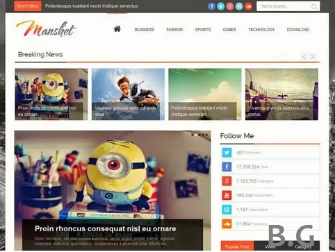 15 Top Collections Responsive Blogger Template for Magazine 2015