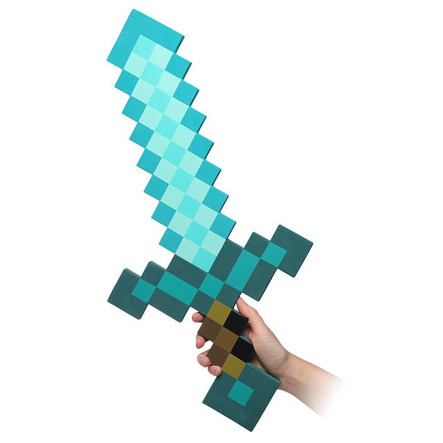 Minecraft Foam Diamond Sword Gadgets Minecraft Merch