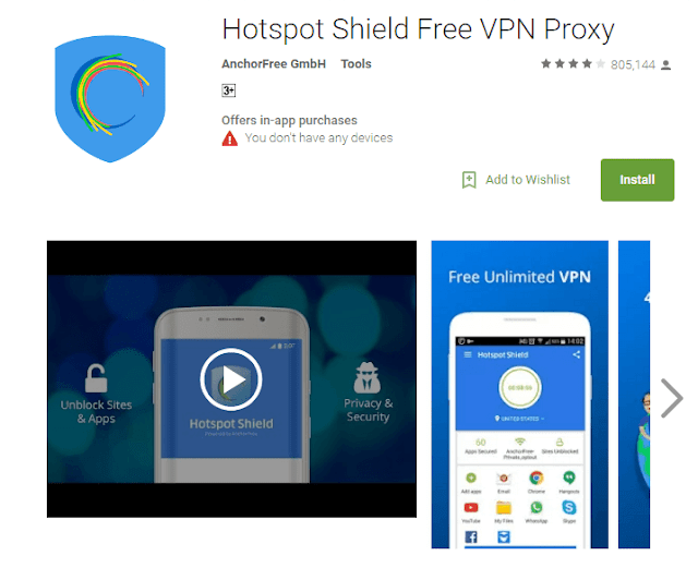 Cara Membuka Situs Yang Diblokir Android Dengan Mudah Cara membuka situs yang diblokir android dengan Aplikasi Android Hotspot Shield VPN