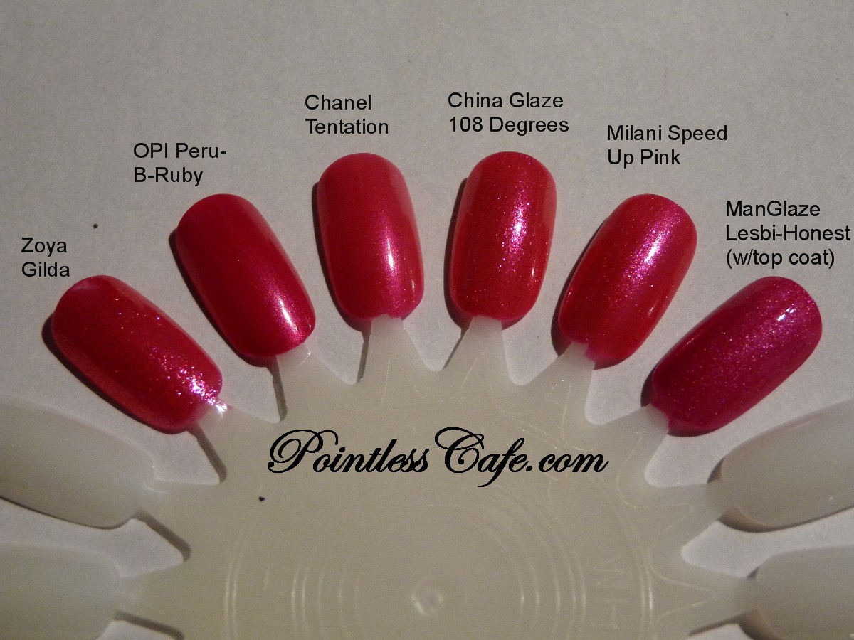 Chanel Tentation - Swatches, Review and Dupe Search | Pointless Cafe