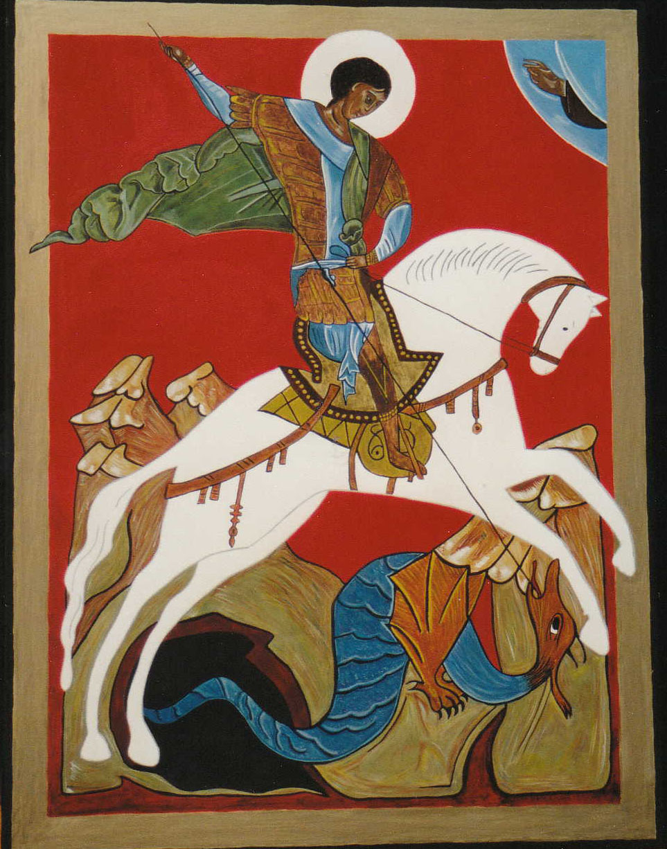 LoulArtiste saint et le dragon